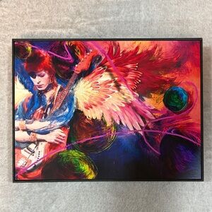 David Bowie Ziggy Stardust Vibrant Abstract Art Print